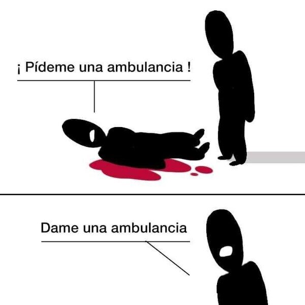 pedir,dar,ambulancia