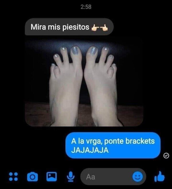 Meme_otros - Esos piesitos van pidiendo algo