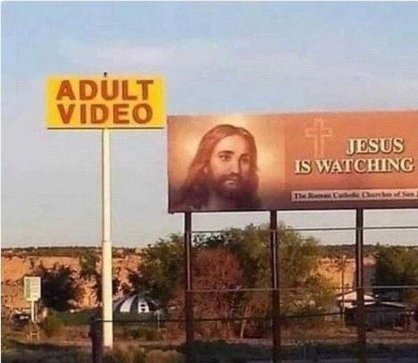 Meme_otros - Jesucristo siempre observa