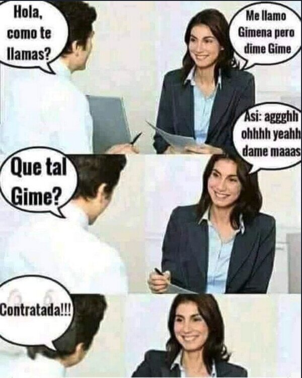 Meme_otros - Cuando te contratan por el nombre