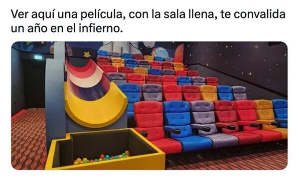 Otros - Imagina intentar ver una peli aquí rodeado de niños