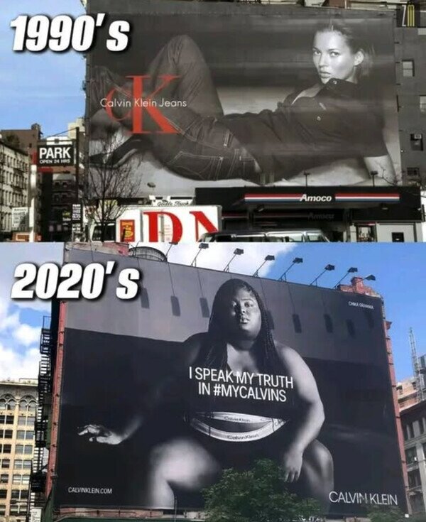 calvin klein,lona,tiempo,antes,ahora
