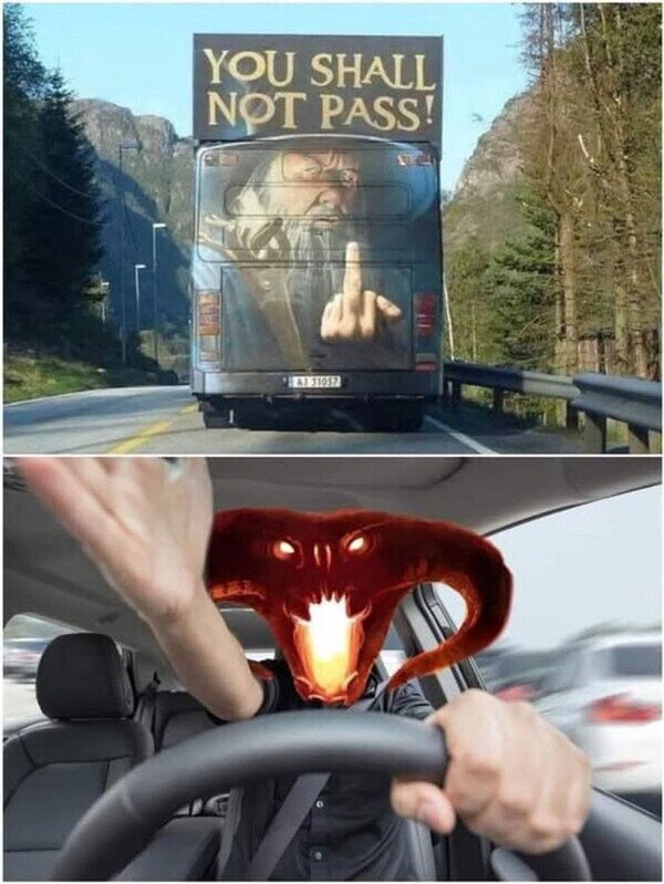 Meme_otros - Cuando el Balrog llega tarde a trabajar