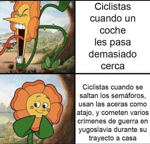 Meme_otros - Malditos ciclistas