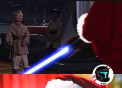 Enlace a Si Papá Noel fuera Anakin
