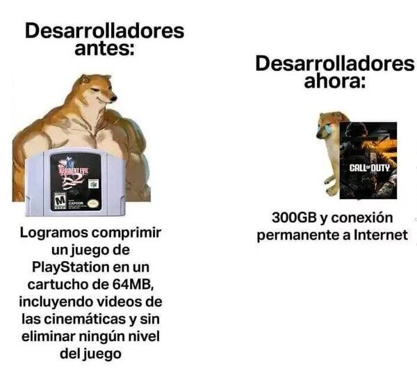 Meme_otros - Los juegos no son como antes