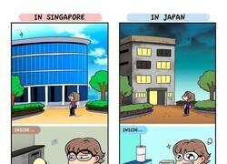 Enlace a Japón y Sinagapur, universos paralelos