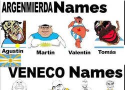 Enlace a Los mejores nombres se ponen en Venezuela