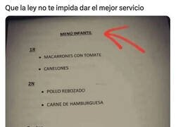 Enlace a ¿Dónde estaban esos menús infantiles cuando era niño?