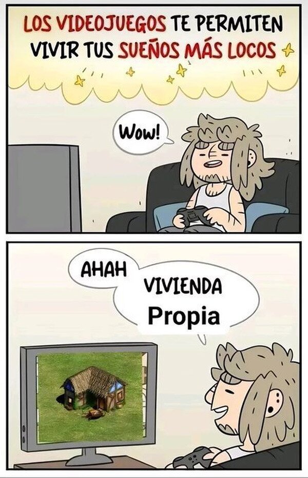 Meme_otros - Videojuegos con mundos irreales