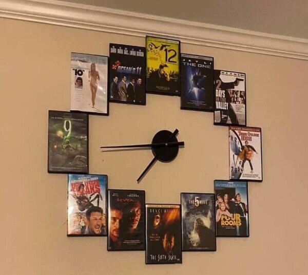 reloj,números,películas