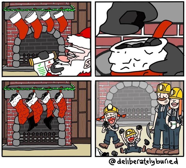 carbón,familia,navidad,niños,regalo,papa noel