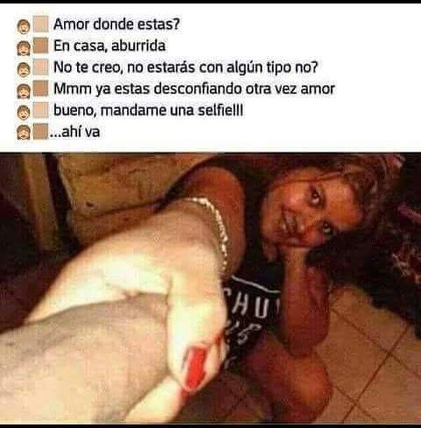 Meme_otros - Por suerte tenía a mano el palo selfie