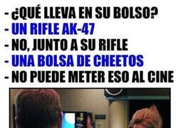 Enlace a No puedes entrar eso al cine