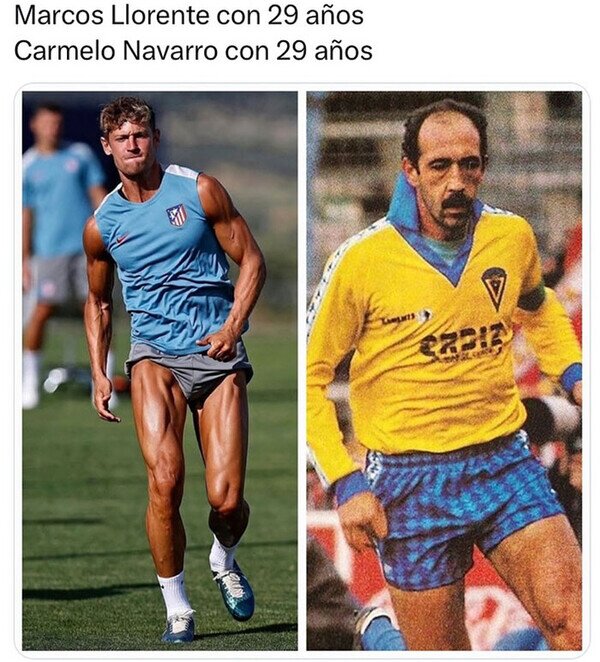 Meme_otros - Los futbolistas ya no son como antes