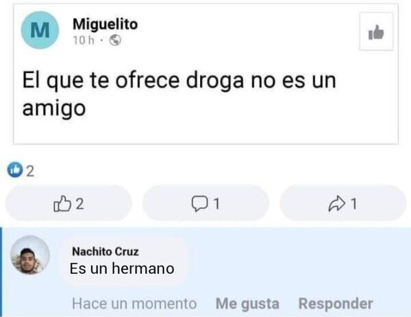 amigo,hermano,ofrecer,droga