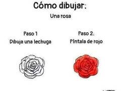 Enlace a Cómo dibujar una rosa