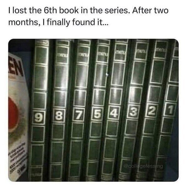 Meme_otros - ¿Dónde está el sexto libro?