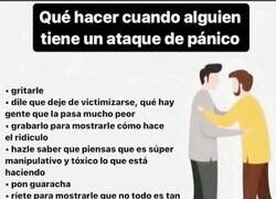Enlace a Cuando alguien sufre un ataque de pánico