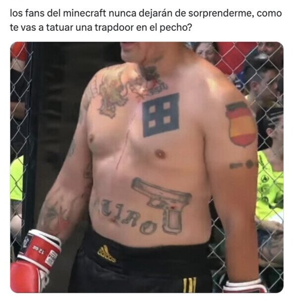 trapdoor,minecraft,tatuaje,wtf