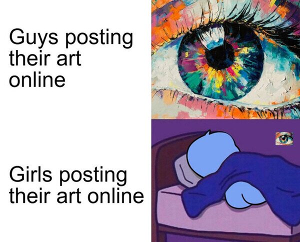 Meme_otros - Chicos y chicas subiendo su arte a Internet