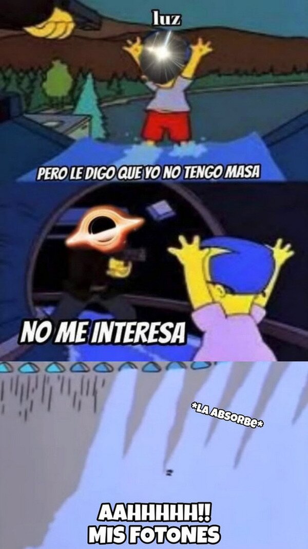 Meme_otros - La luz no tiene masa