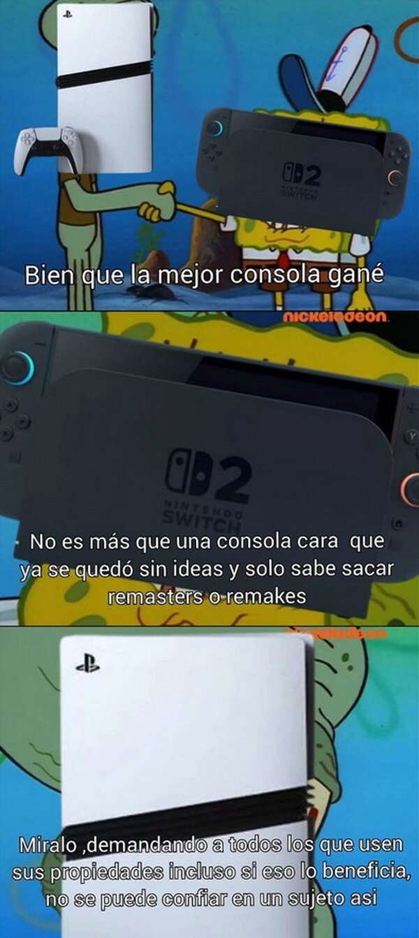 Meme_otros - Duelo de consolas de última generación