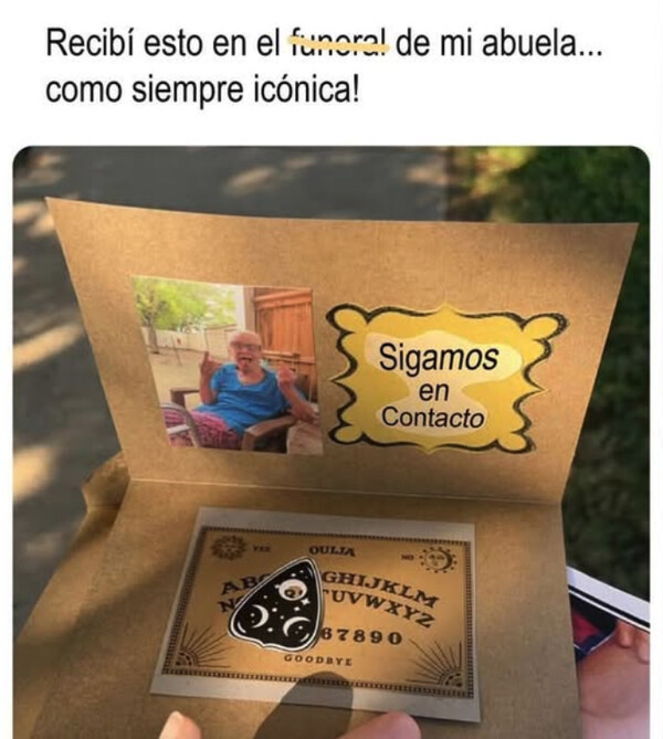 Meme_otros - La yaya quiere seguir en contacto