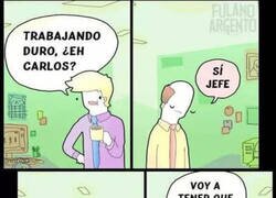 Enlace a Trabajando duro