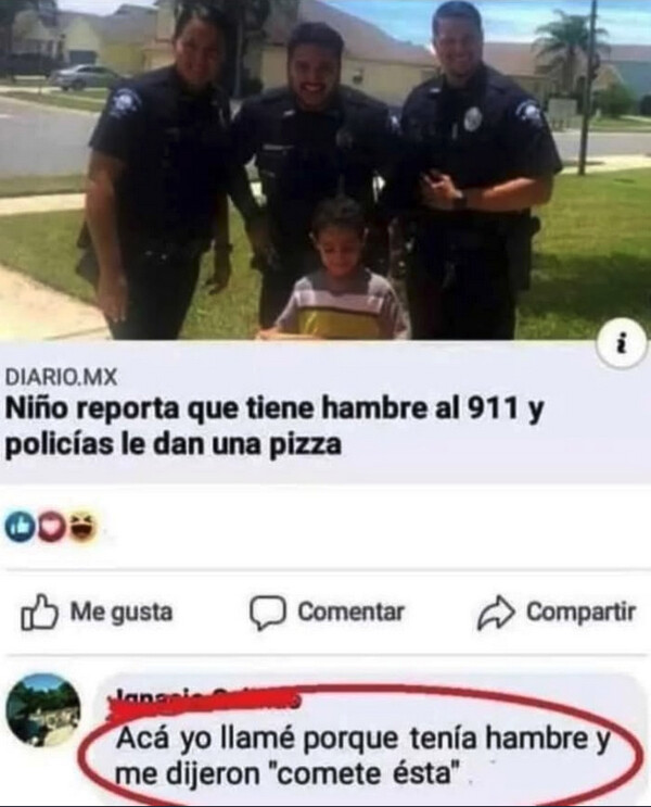Meme_otros - La policía no es igual en todos sitios