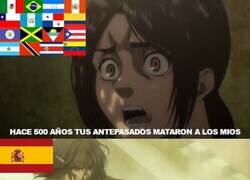 Enlace a Aún suerte que fueron los españoles