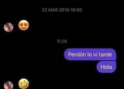 Enlace a Demasiado tarde