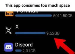 Enlace a Esta app me consume mucho espacio