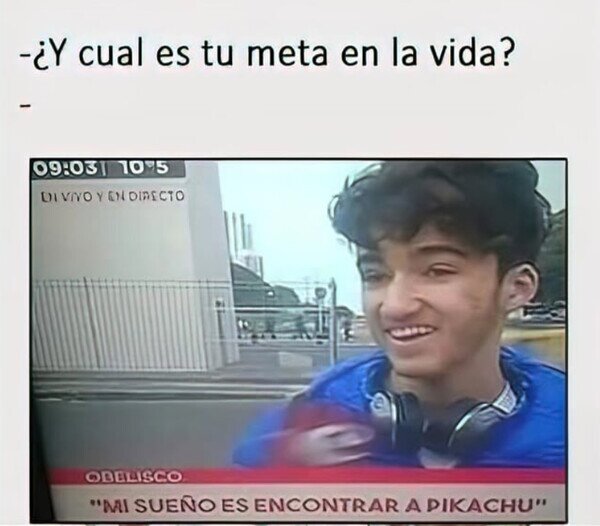 metas,vida,encontrar,pikachu