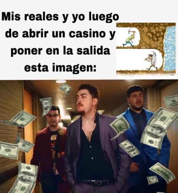 Meme_otros - Quién no es rico es porque no quiere