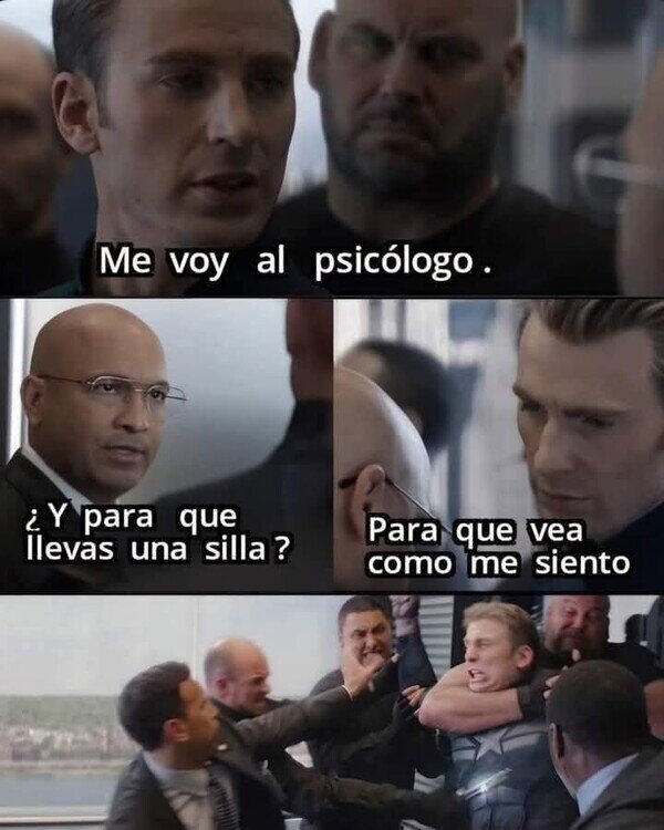 Meme_otros - El Capitán va al psicólogo