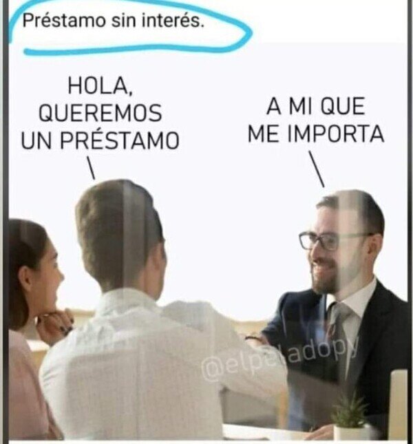 Meme_otros - Sin ningún tipo de interés