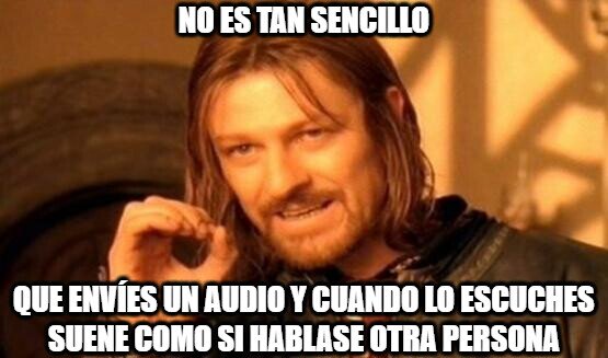 boromir,audio,enviar,voz