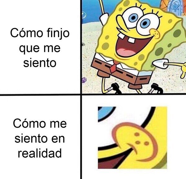 Otros - El triste moflete de Bob Esponja