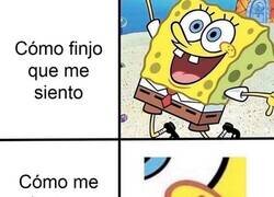 Enlace a El triste moflete de Bob Esponja