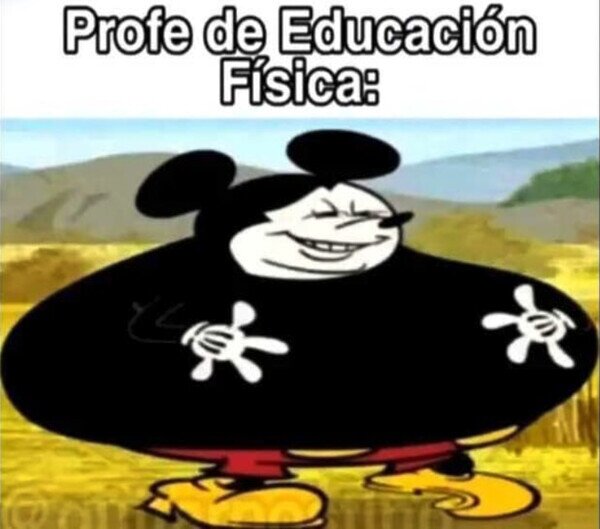 educación física,profesor,gordo