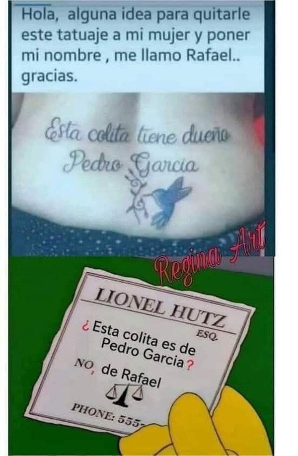 Meme_otros - La técnica de Lionel Hutz