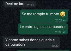 Enlace a Seguro que le entró agua