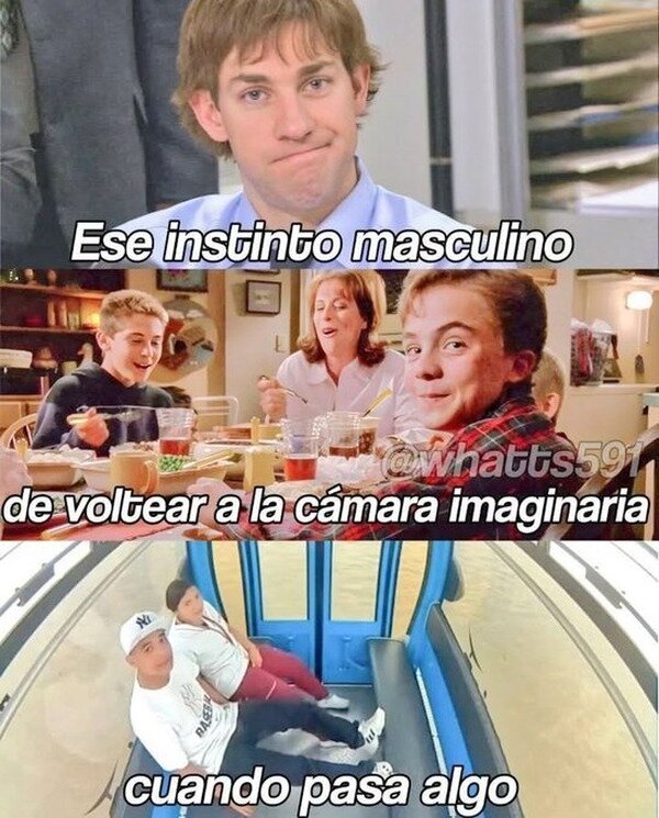 Meme_otros - Mirando a la cámara imaginaria