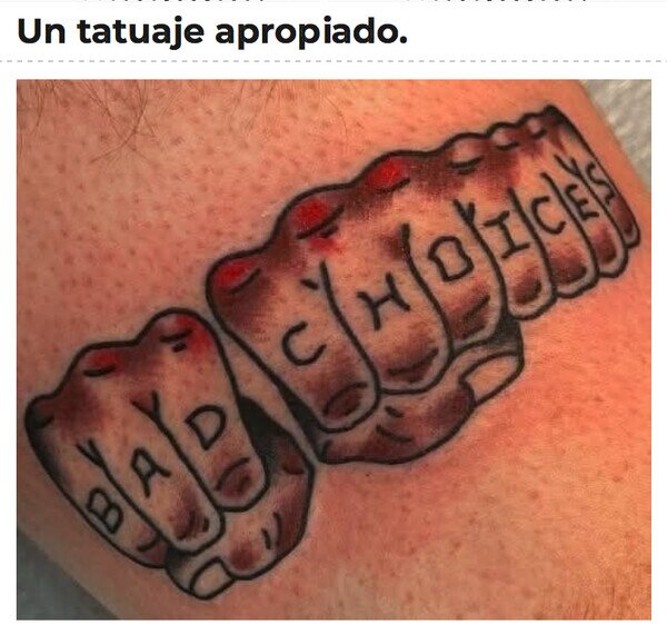 Meme_otros - El tatuaje fue una de ellas