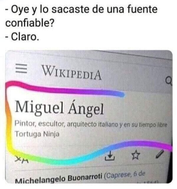 confiar,fuente,Miguel Angel,wikipedia
