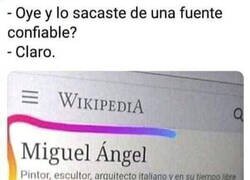 Enlace a Si la Wikipedia no es fiable...