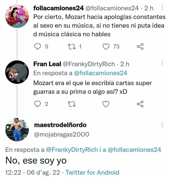 twitter,mozart,enviar,cartas