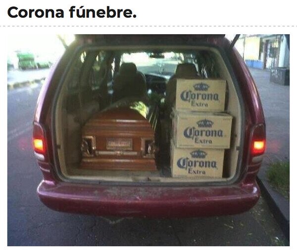 corona,cerveza,ataud,coche,wtf