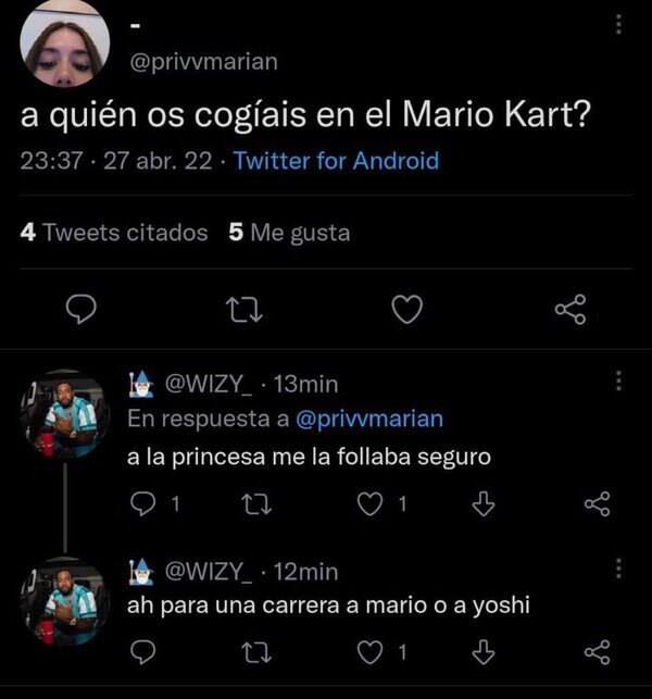 mario kart,coger,personaje